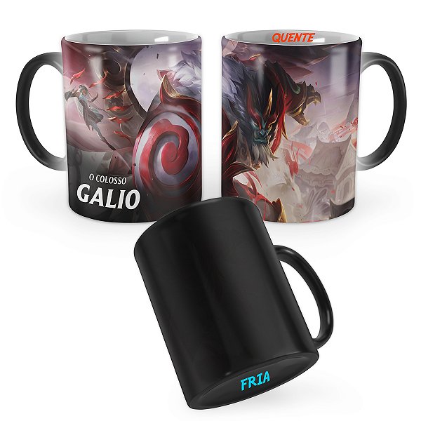 Caneca Mágica Galio Criador Mítico League of Legends Lol