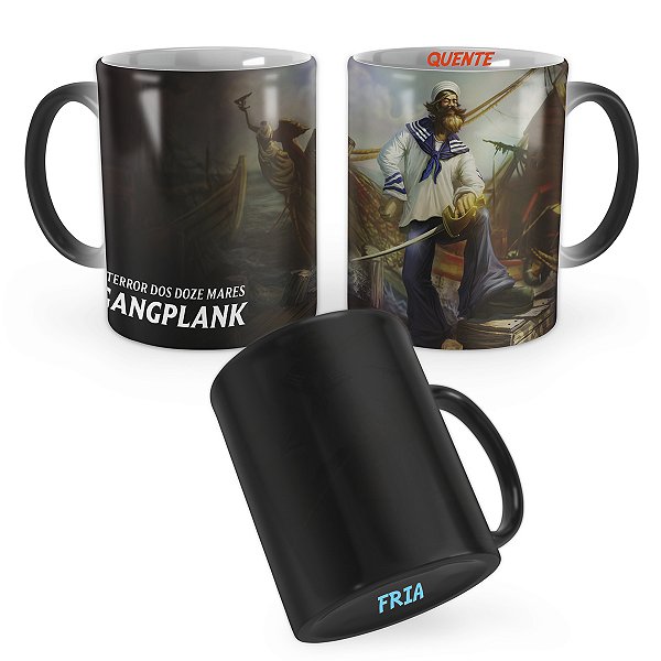 Caneca Mágica Gangplank Marujo League of Legends Lol