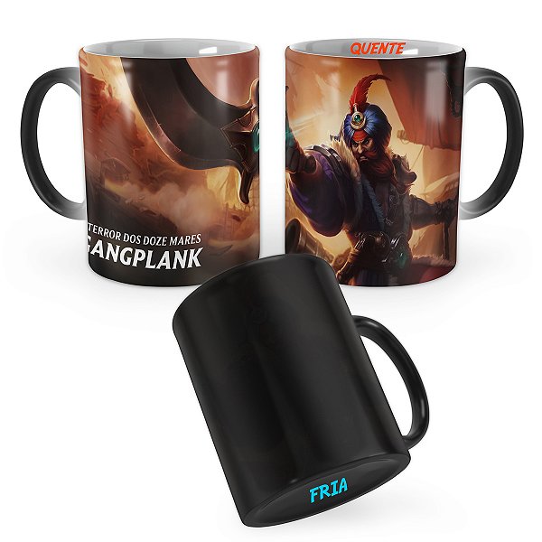Caneca Mágica Gangplank Sultão League of Legends Lol