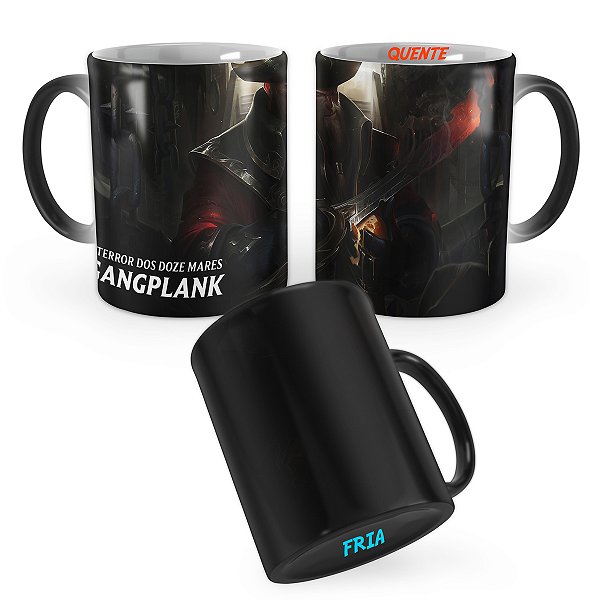 Caneca Mágica Capitão Gangplank League of Legends Lol