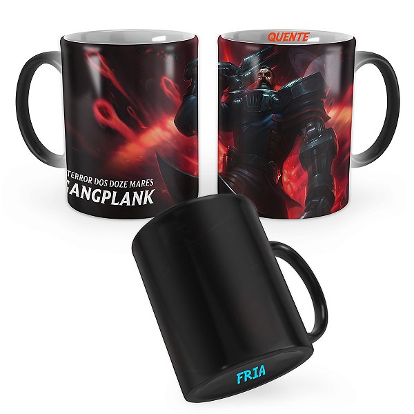 Caneca Mágica Gangplank Nova Temível League of Legends Lol