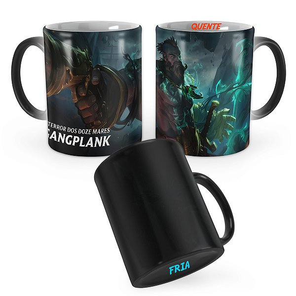 Caneca Mágica Gangplank, o Traidor League of Legends Lol