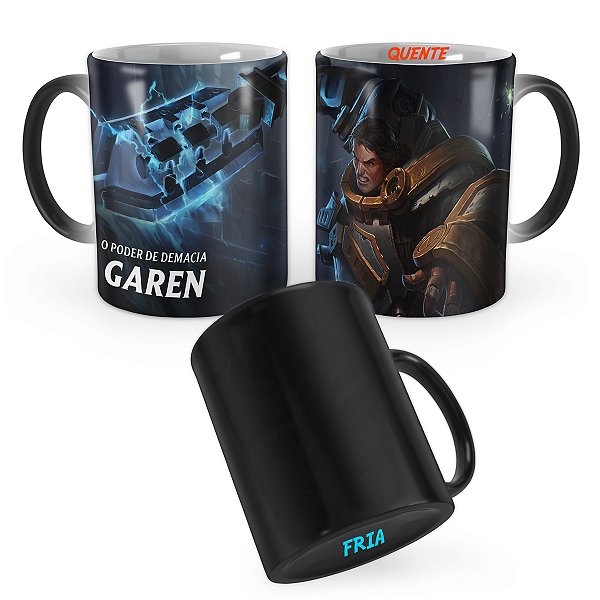 Caneca Mágica Garen Legionário de Aço League of Legends Lol