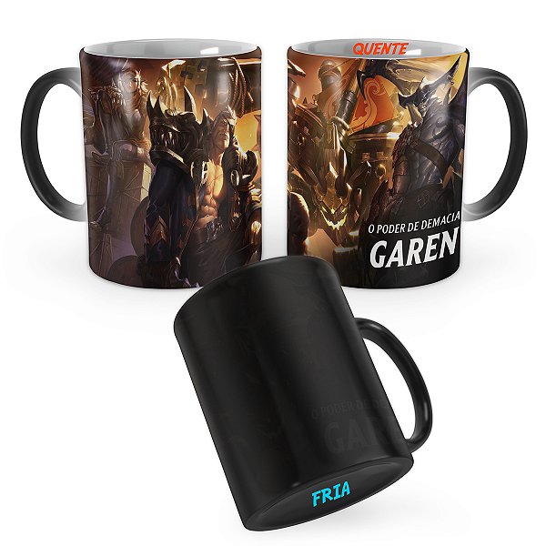 Caneca Mágica Garen Almirante Fugitivo League of Legends Lol