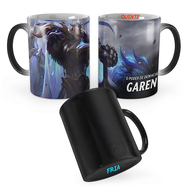 Caneca Mágica Deus-Rei Garen League of Legends Lol