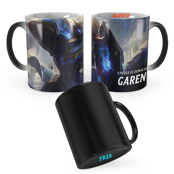 Caneca Mágica Garen Reinos Mech League of Legends Lol