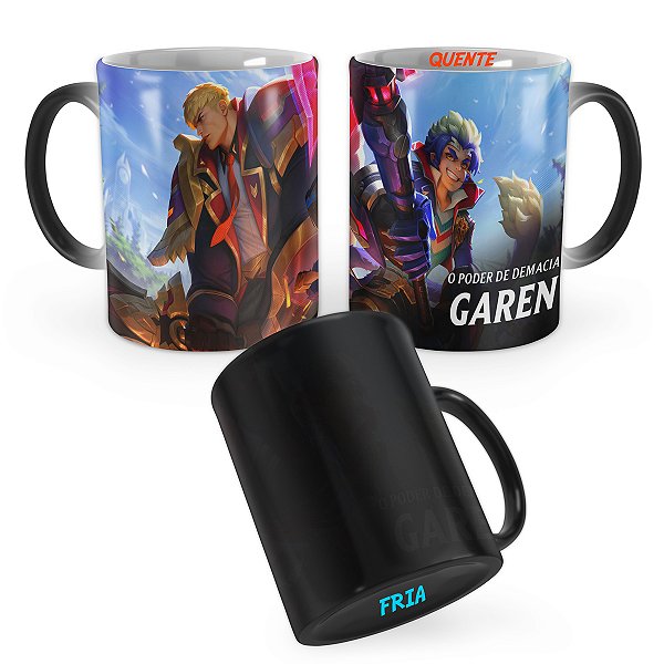 Caneca Mágica Garen Academia de Batalha League of Legends Lol