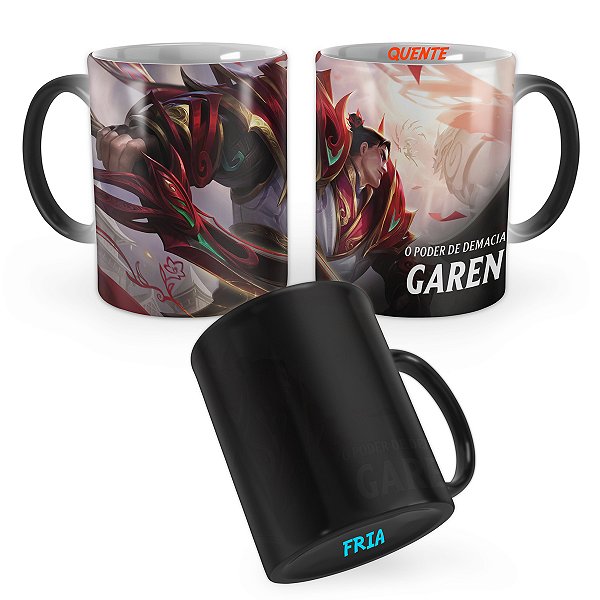 Caneca Mágica Garen Criador Mítico League of Legends Lol