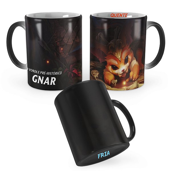 Caneca Mágica Gnar League of Legends Lol