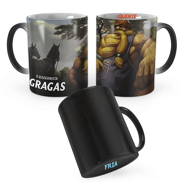Caneca Mágica Gragas Caipira League of Legends Lol