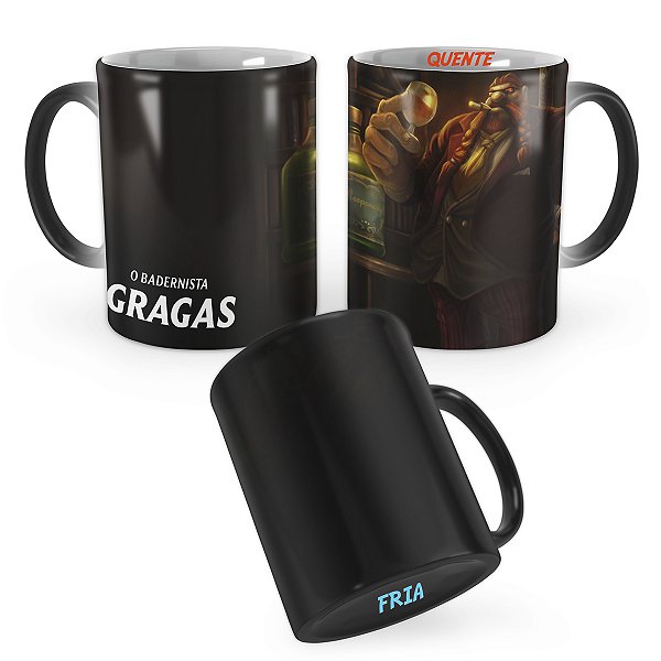 Caneca Mágica Gragas, o Ilustre League of Legends Lol