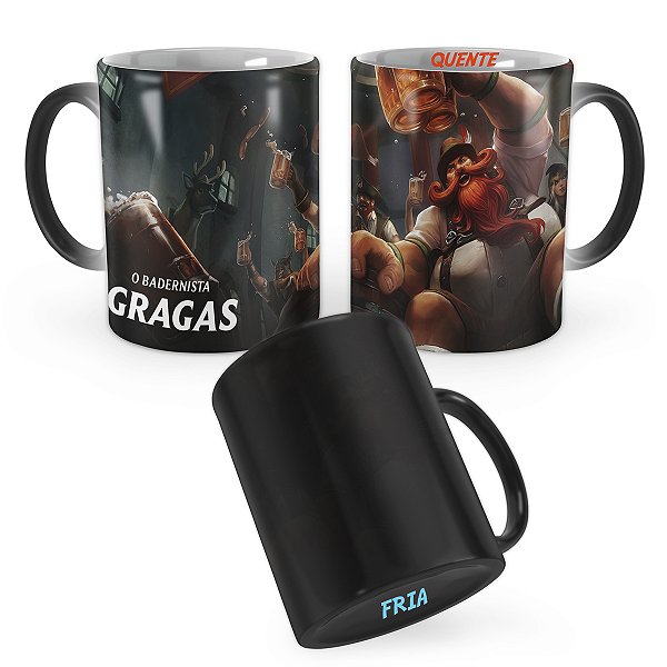 Caneca Mágica Gragas Oktoberfest League of Legends Lol