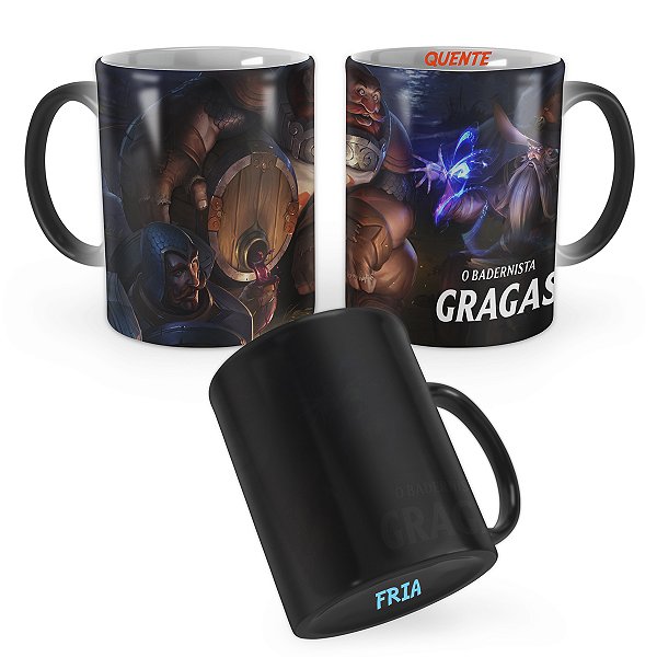 Caneca Mágica Gragas Quebra-Barris League of Legends Lol