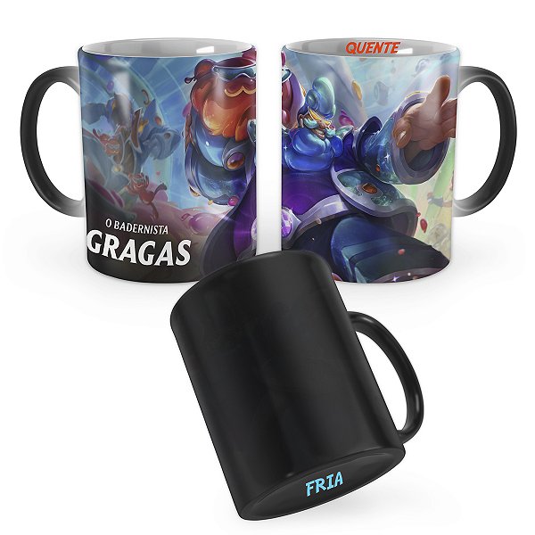 Caneca Mágica Gragas Embalos no Espaço League of Legends Lol