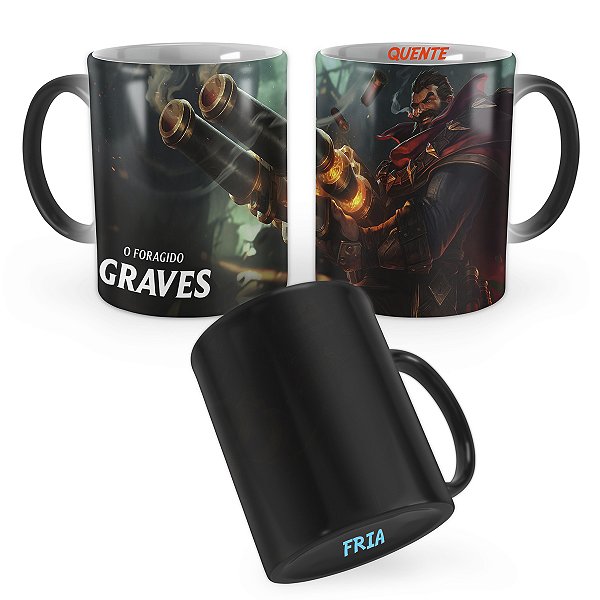 Caneca Mágica Graves League of Legends Lol