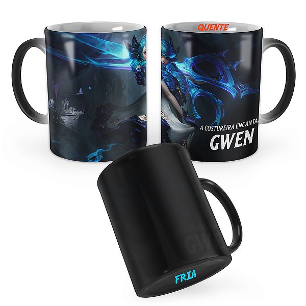 Caneca Mágica Gwen League of Legends Lol
