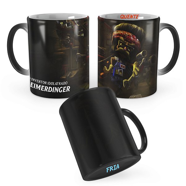 Caneca Mágica Heimerdinger Tunando em Piltover League of Legends
