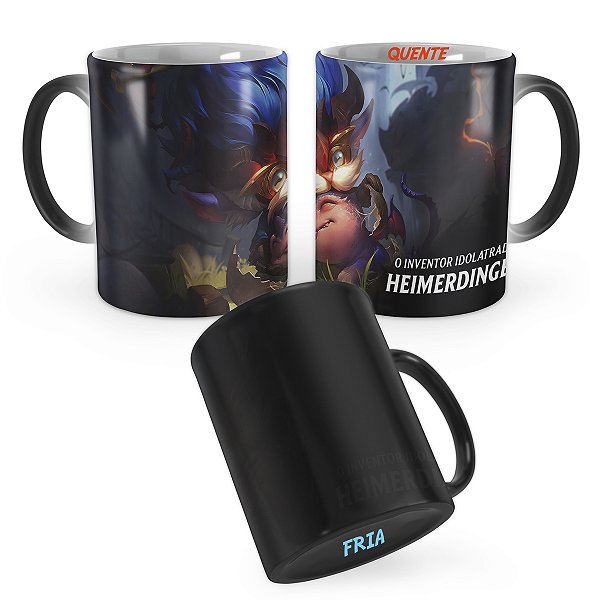Caneca Mágica Heimerdinger Treinador de Dragões League of Legends