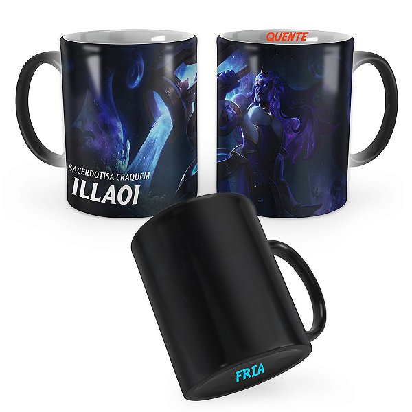 Caneca Mágica Illaoi Evocadora Cósmica League of Legends Lol