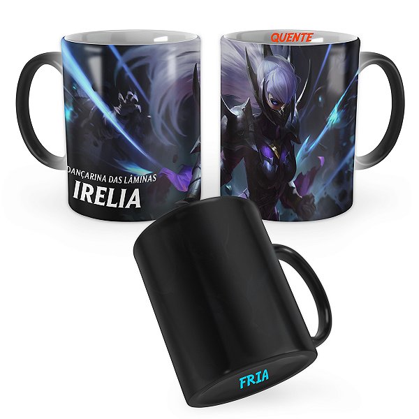 Caneca Mágica Irelia Lâminas Noturnas League of Legends Lol