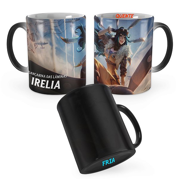 Caneca Mágica Irelia Aviadora League of Legends Lol