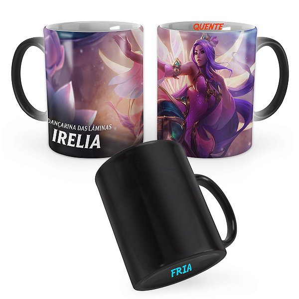 Caneca Mágica Irelia Ordem do Lótus League of Legends Lol
