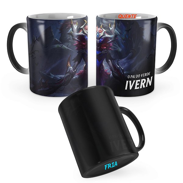 Caneca Mágica Ivern Deus Antigo League of Legends Lol