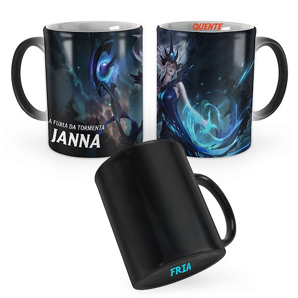 Caneca Mágica Janna Tempestuosa League of Legends Lol