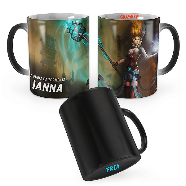 Caneca Mágica Janna Hextec League of Legends Lol