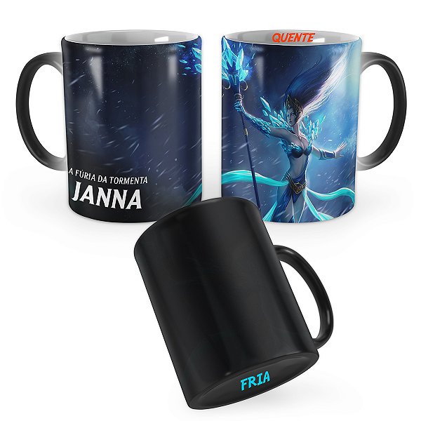 Caneca Mágica Janna Rainha Gélida League of Legends Lol