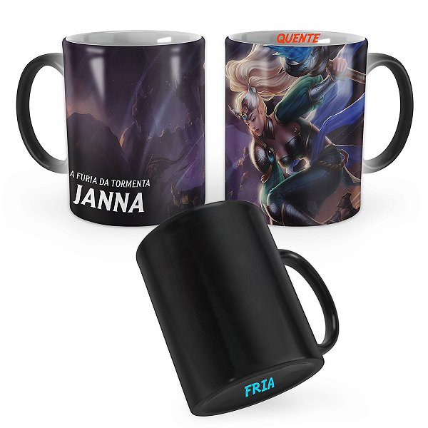 Caneca Mágica Janna Vitoriosa League of Legends Lol