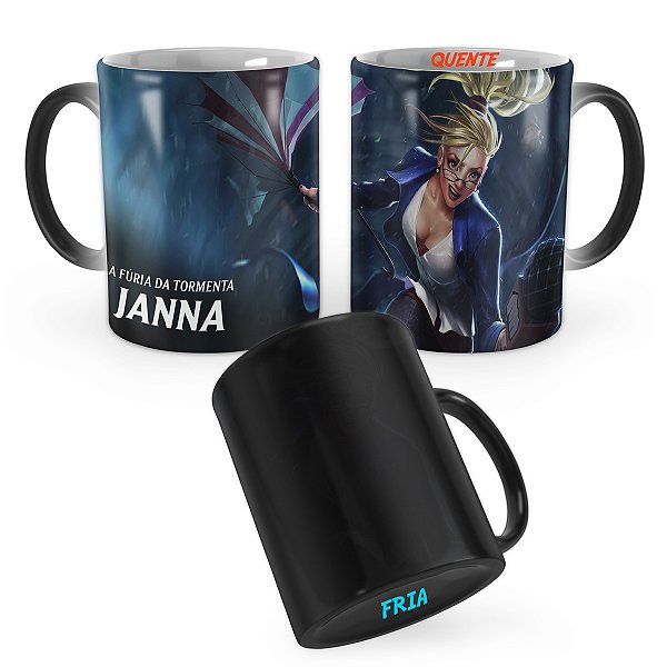 Caneca Mágica Janna Previsão do Tempo League of Legends Lol