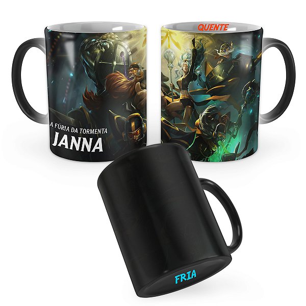Caneca Mágica Fnatic Janna League of Legends Lol