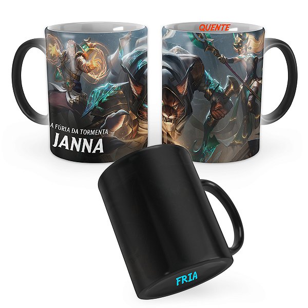 Caneca Mágica Janna Guardiã das Areias League of Legends Lol