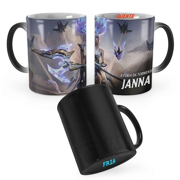 Caneca Mágica Janna Aura Cibernética de Prestígio League of Legends