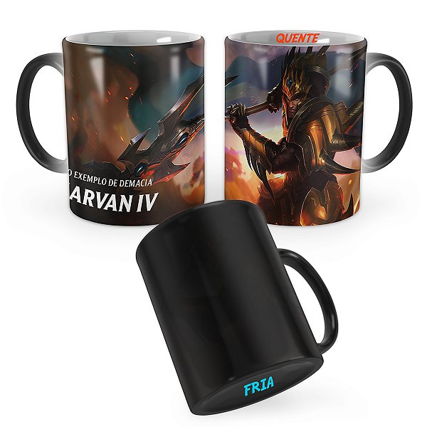 Caneca Mágica Jarvan IV League of Legends Lol
