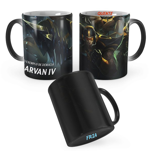Caneca Mágica Fnatic Jarvan IV League of Legends Lol