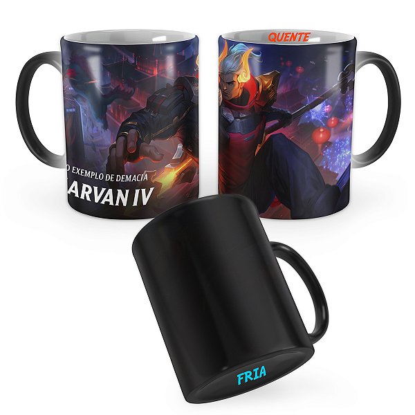 Caneca Mágica Jarvan IV Fera Lunar League of Legends Lol