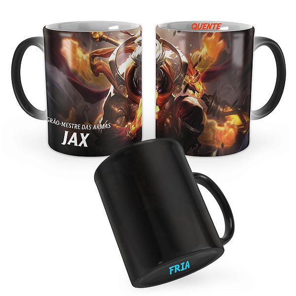 Caneca Mágica Jax Cajado Divino League of Legends Lol