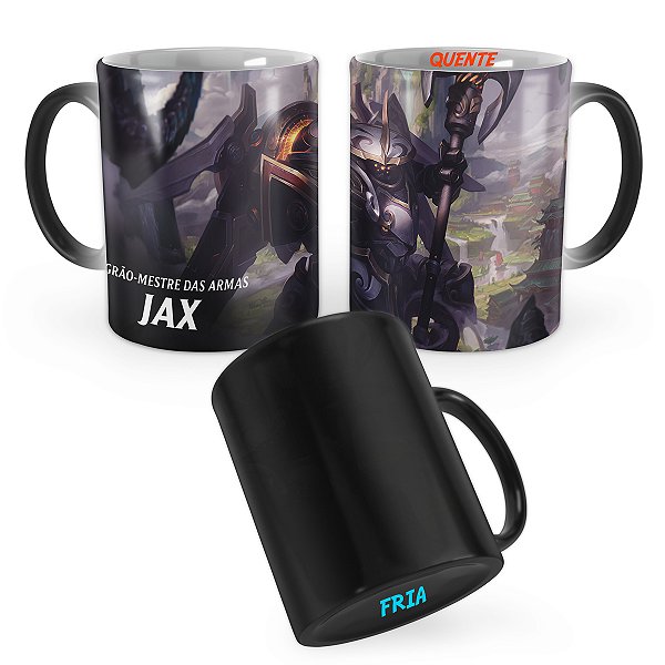 Caneca Mágica Jax Reinos Mech League of Legends Lol