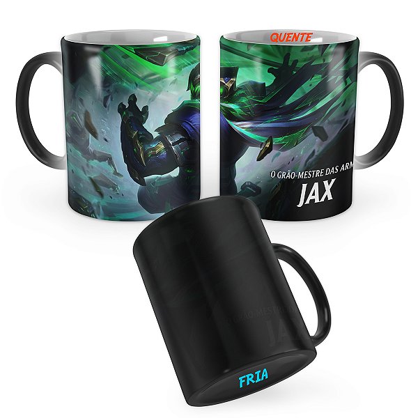 Caneca Mágica Jax Conquistador League of Legends Lol