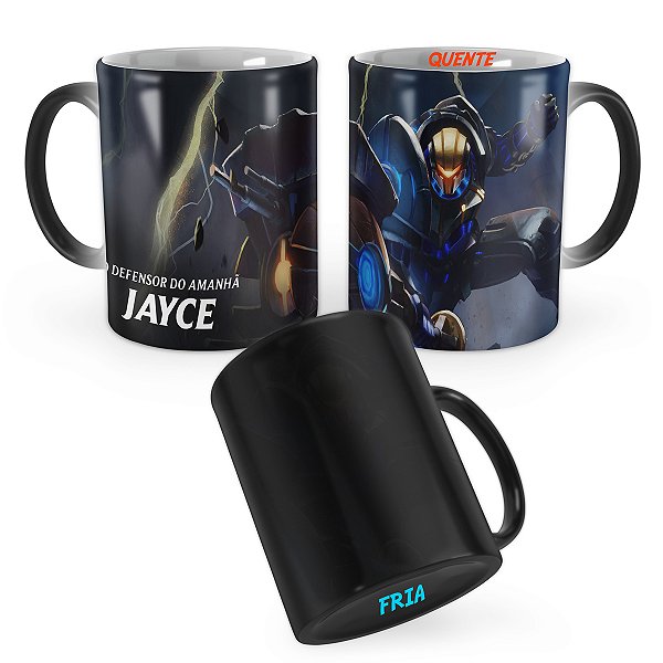 Caneca Mágica Jayce Blindado League of Legends Lol
