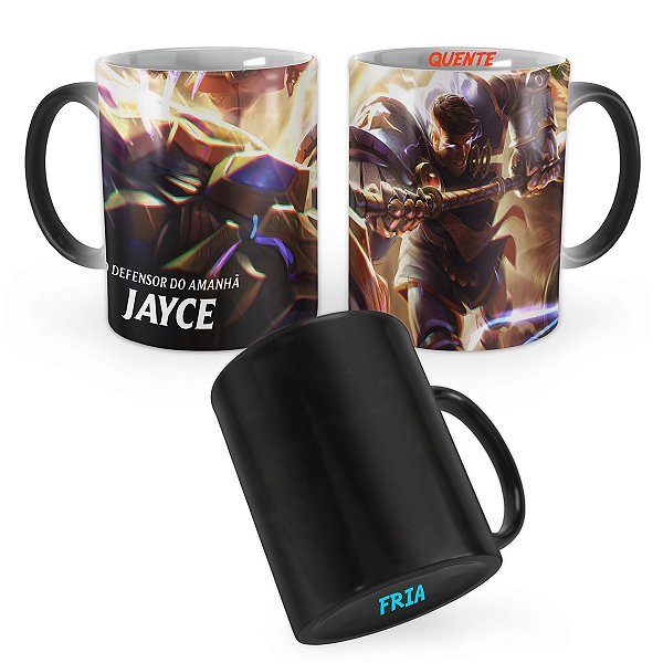 Caneca Mágica Jayce, o Martelo Iluminado League of Legends Lol