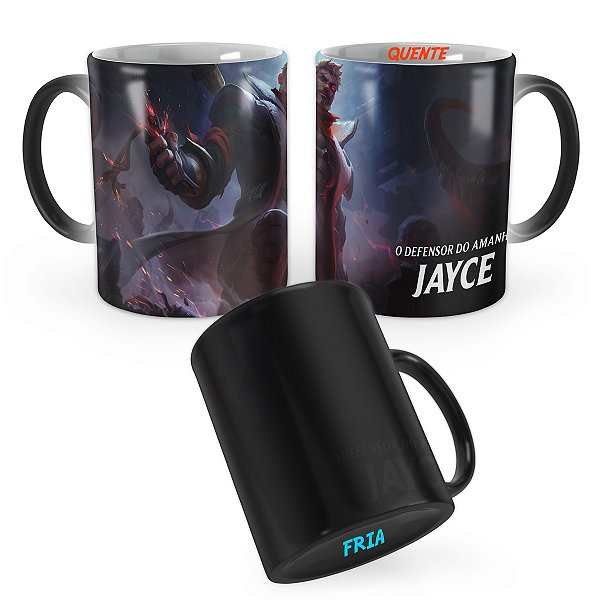 Caneca Mágica Jayce da Resistência League of Legends Lol