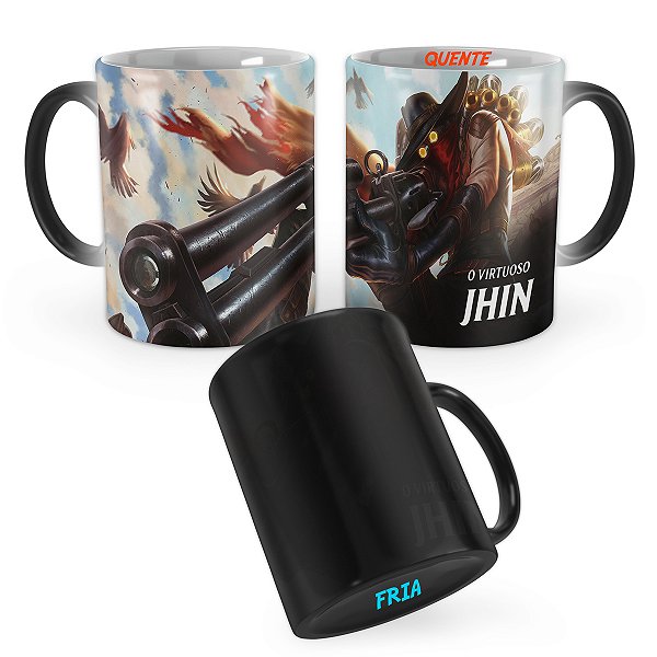 Caneca Mágica Jhin Velho Oeste League of Legends Lol