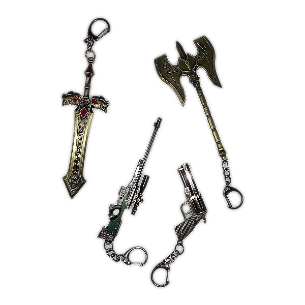 Chaveiro Misterioso de Metal Alta Qualidade