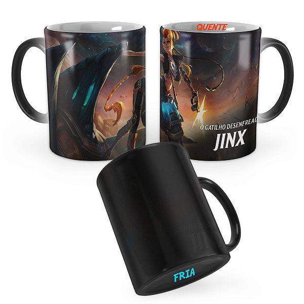 Caneca Mágica Jinx Odisseia League of Legends Lol