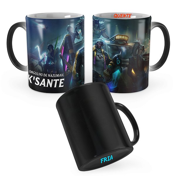 Caneca Mágica KSante HEARTSTEEL League of Legends Lol