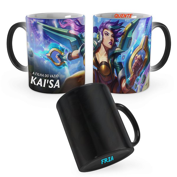 Caneca Mágica KaiSa Fliperama League of Legends Lol
