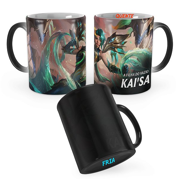 Caneca Mágica KaiSa Dragoa da Laguna League of Legends Lol